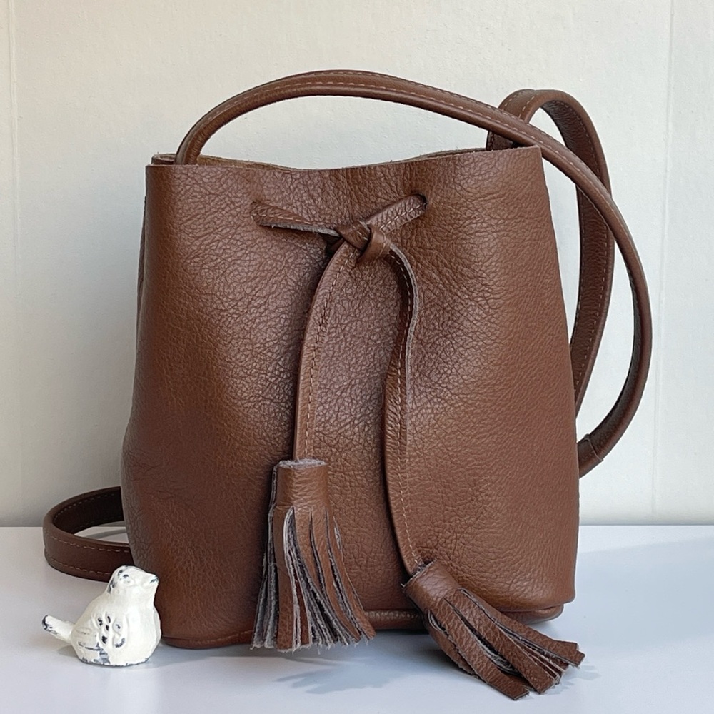 Shaffer LA Leather Bucket Bag